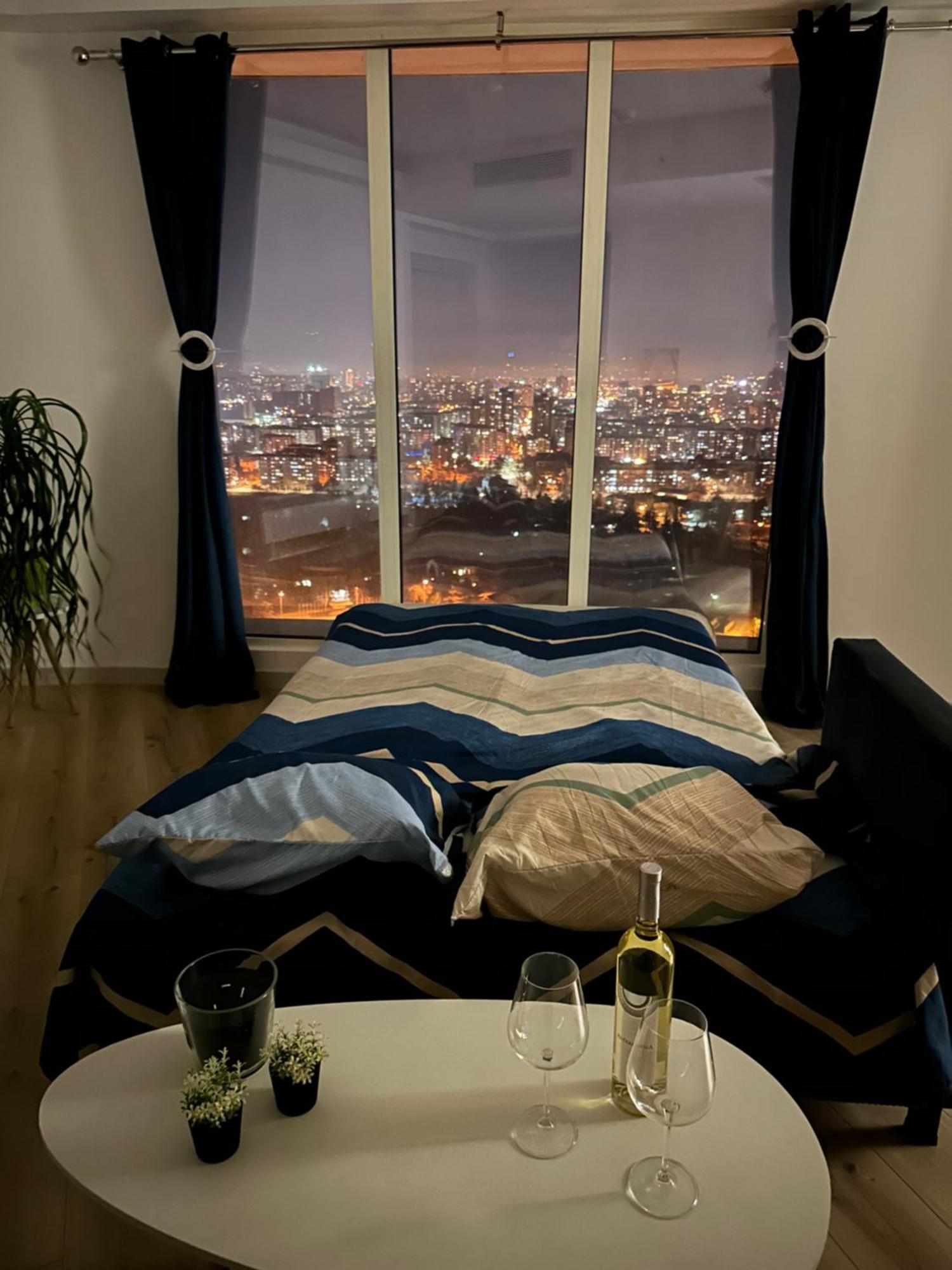 Cevahir Sky City Apartment With Spa, Pool & Fitness Included 斯科普里 外观 照片